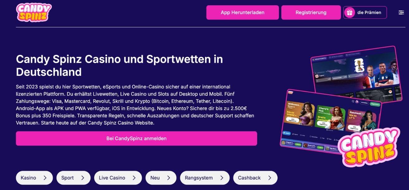 Candyspinz Casino